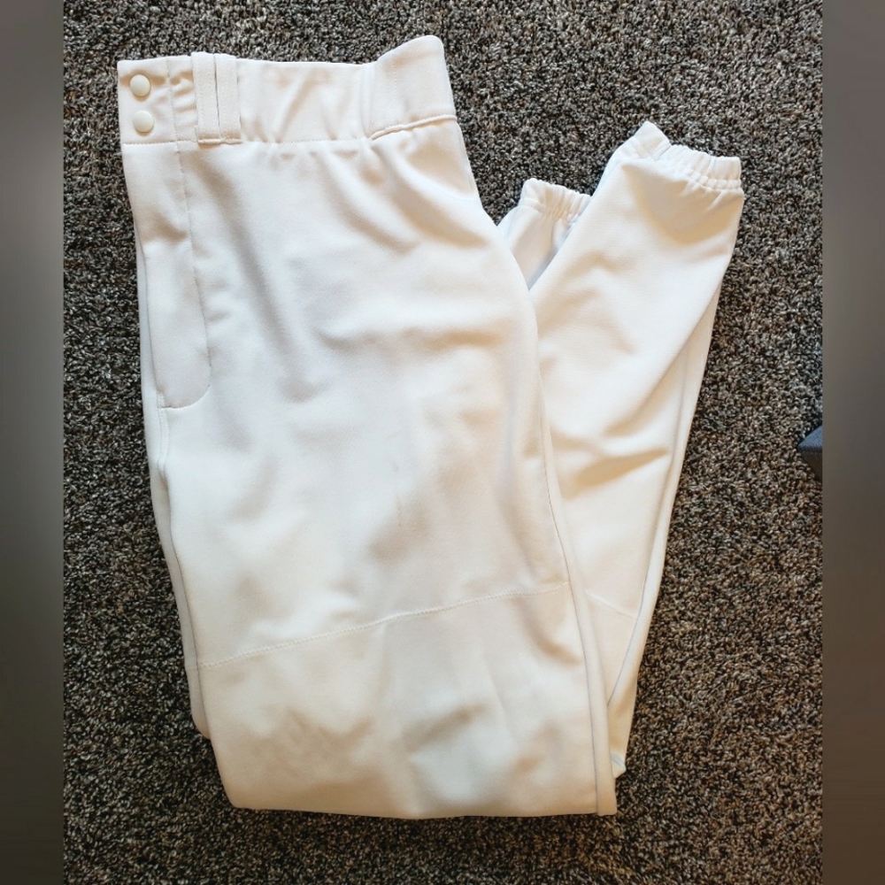 USED Adidas White 2XL Baseball Pants